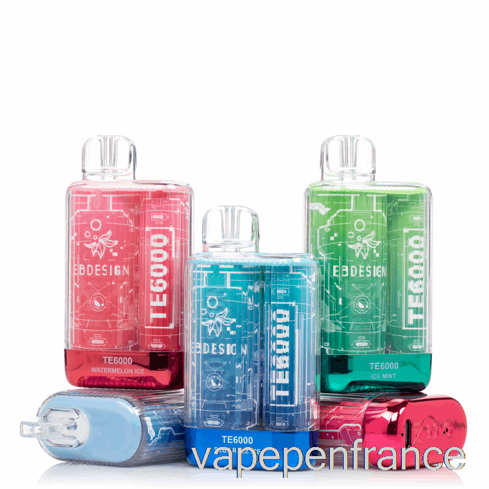 Stylo Jetable De Vape De Pêche De Pomme D'eb Te6000